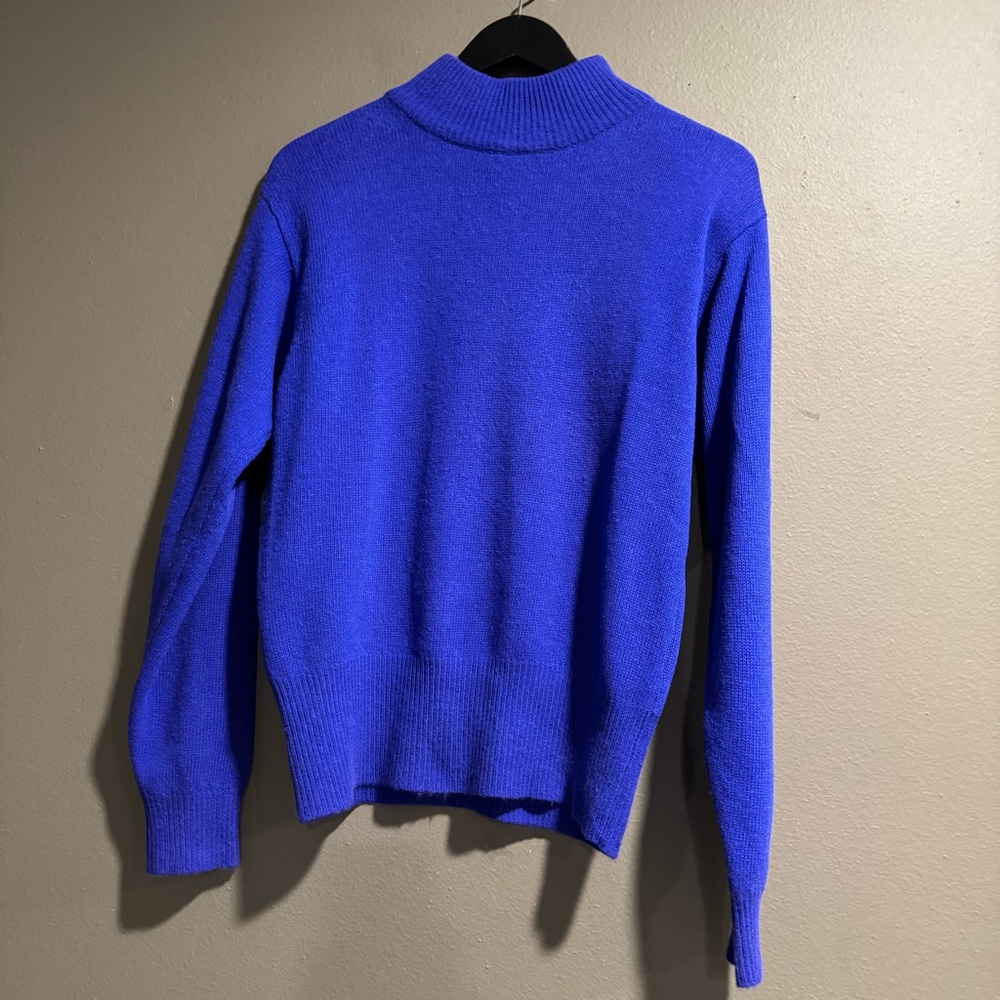Fuzzy Lambs Wool & Angora Rabbit Hair Blend Sweater Size Medium